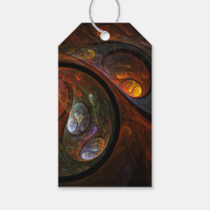 Fluid Connection Abstract Art Gift Tags