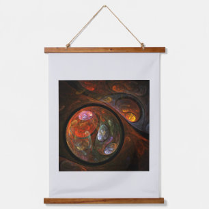 Fluid Connection Abstract Art Hanging Tapestry