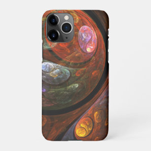 Fluid Connection Abstract Art Matte iPhone 11Pro Case