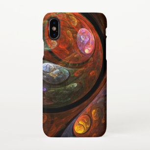Fluid Connection Abstract Art Matte iPhone Case