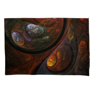 Fluid Connection Abstract Art Pillowcase