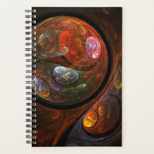 Fluid Connection Abstract Art Planner