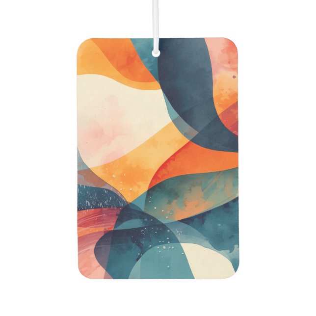 "Fluid Dynamics" Car Air Freshener (Front)