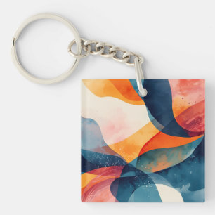 "Fluid Dynamics" Key Ring