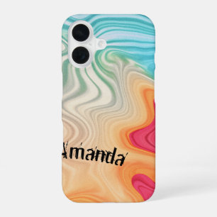 Fluid Expressions Personalised iPhone 16 Case