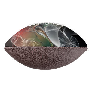 Fluid Futuristic Christmas Mosaic Abstract Football