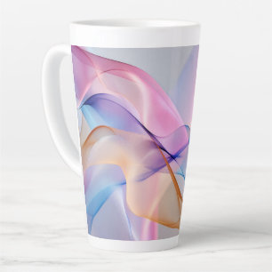 Fluid Harmony in Motion Latte Mug