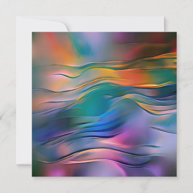 "Fluid Horizons" Contemporary Abstract Art      (Front)