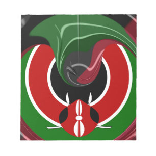Fluid Kenya Flag Hakuna Matata Notepad