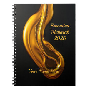 Fluid Metal Islamic Art Notebook