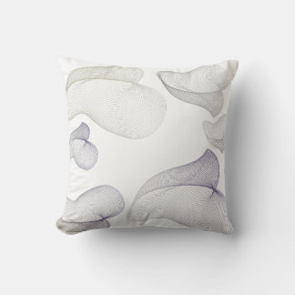 Fluid Motion Abstract Art Pillow