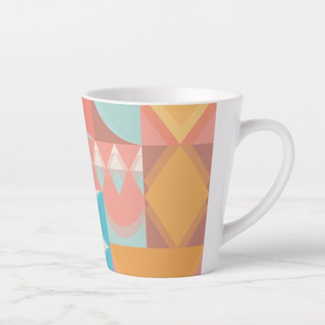 Fluid Symmetry: Exploring Abstract Designs in Cup  (Right)