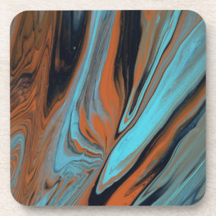Fluidity Southwest Turquoise Coaster