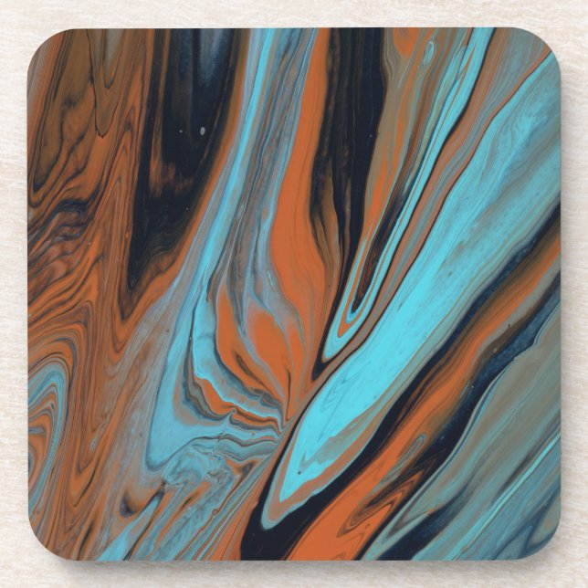 Fluidity Southwest Turquoise Coaster (Front)