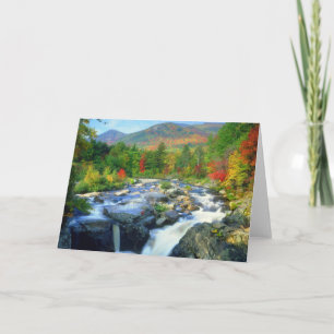 Flume Falls    Adirondack Mountains Card