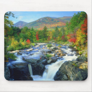 Flume Falls Adirondack Mountains Mouse Pad