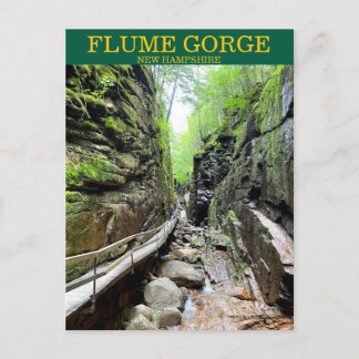 Flume Gorge NH Postcard