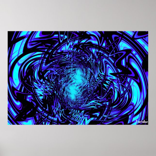 Fluorescence Canvas/Poster Print (Front)