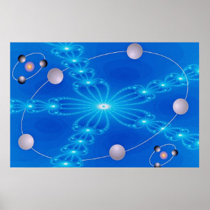 Fluorescent arms dimension poster