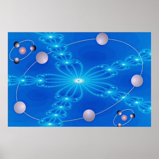 Fluorescent arms dimension poster (Front)