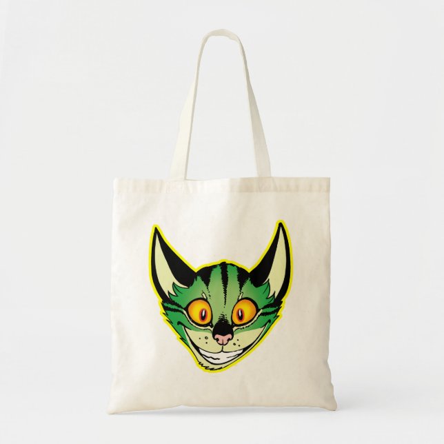 Fluorescent Cartoon Cat Bag (Front)