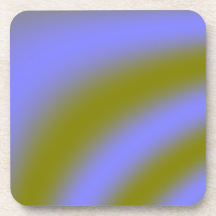 Fluorescent Clouds Cork Coaster