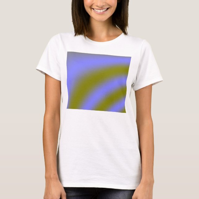 Fluorescent Clouds Ladies T Shirt (Front)