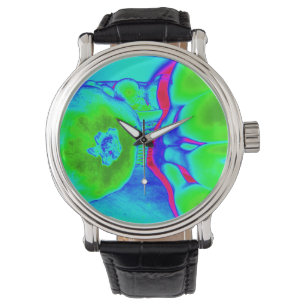 fluorescent fruit green watch
