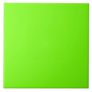 Fluorescent Green Ceramic Tile