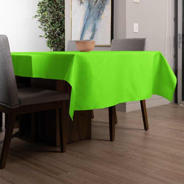 fluorescent green solid color tablecloth (Creator Uploaded)