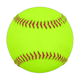 Fluorescent Green Solid Colour Baseball