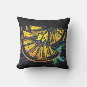 Fluorescent lemon modern pillow for your home