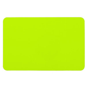 Fluorescent Lime Green Neon Yellow Personalised Magnet