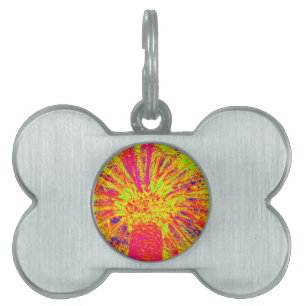 fluorescent palm pet ID tag