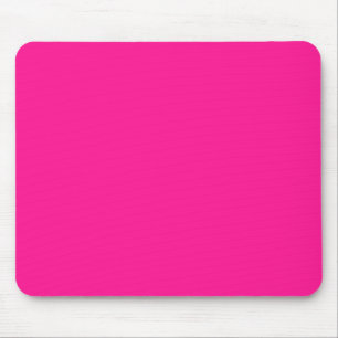 Fluorescent Pink Mouse Pad