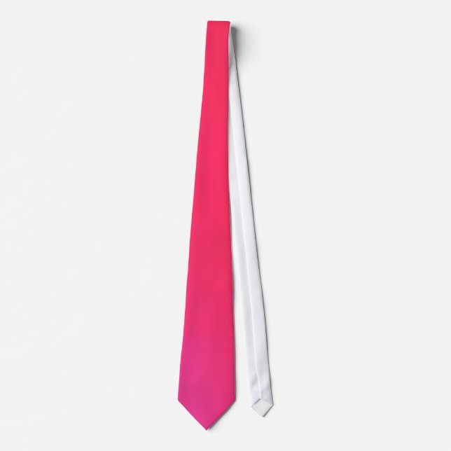 Fluorescent Pink Tie (Front)