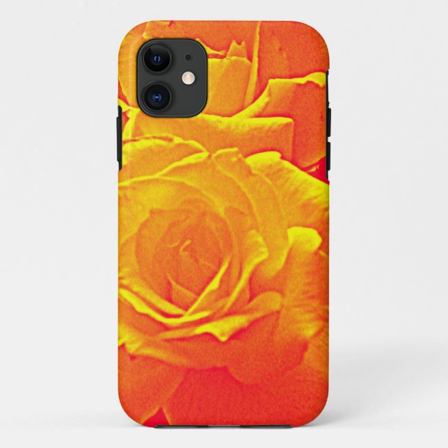 fluorescent rose orange Case-Mate iPhone case (Back)