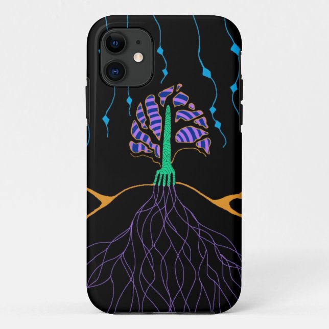 Fluorescent Tree iPhone5 Case (Back)