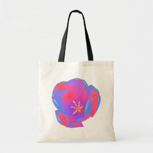 Fluorescent Tulip Budget Tote Bag