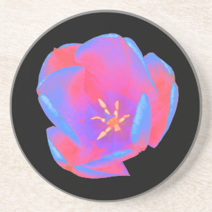 Fluorescent Tulip Coasters