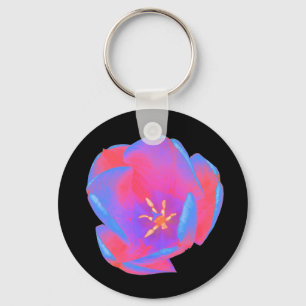 Fluorescent Tulip Keychain