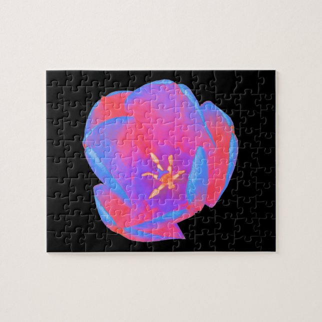 Fluorescent Tulip Puzzle (Horizontal)