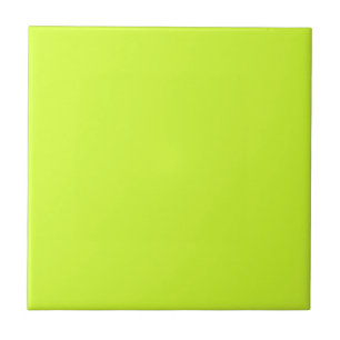 Fluorescent Yellow Ceramic Tile