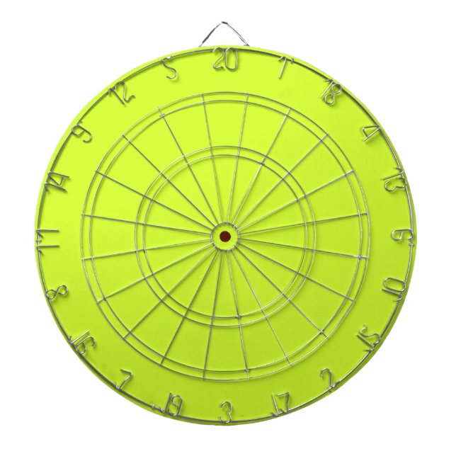 Fluorescent Yellow Dartboard (Front)