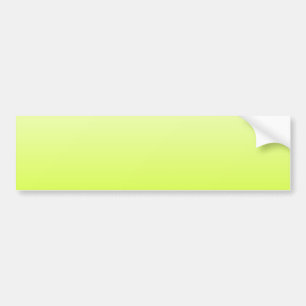 Fluorescent Yellow Gradient Bumper Sticker