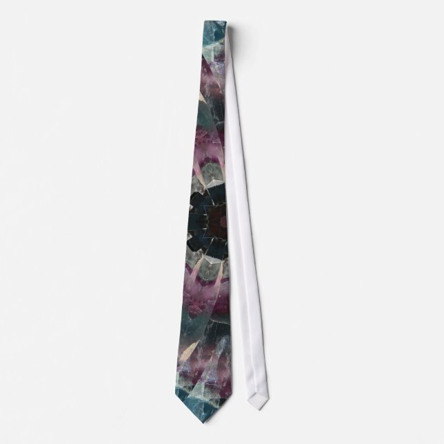Fluorite star symbol tie (Front)