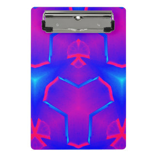 Fluoro Blue and Pink Mini Clipboard
