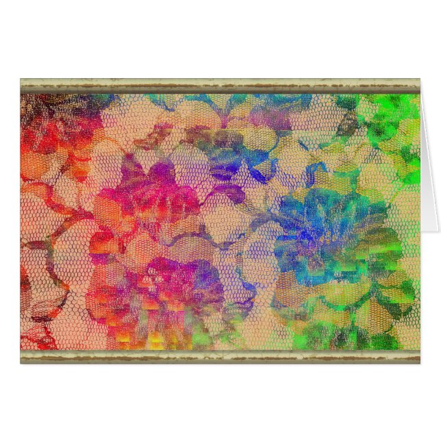 Fluoro Lace Roses (Front Horizontal)