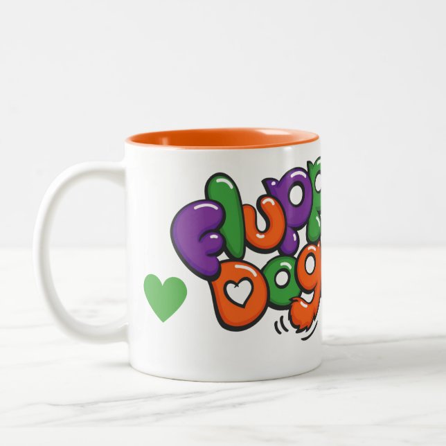 Fluppy Dogs Character Moxley Two Toned Mug (Left)