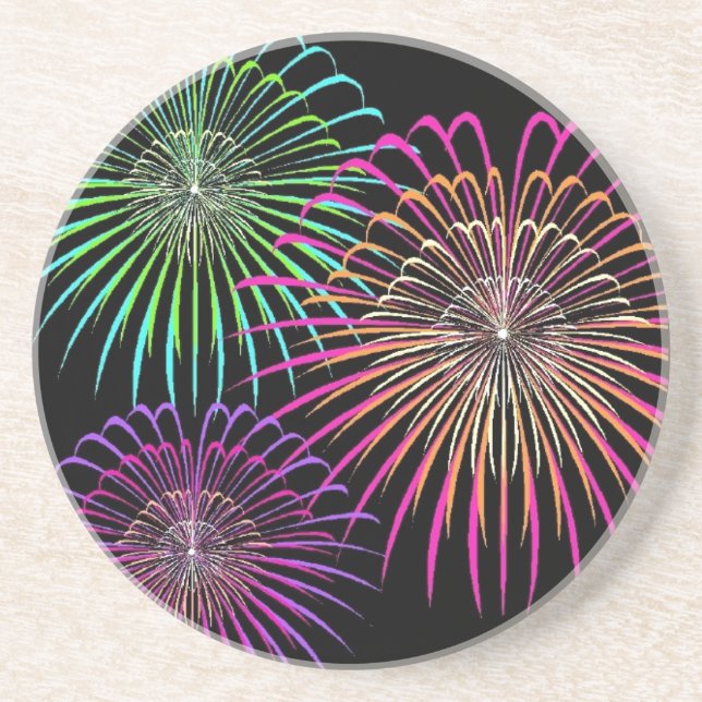 Flurry of Colours - Coaster (Front)